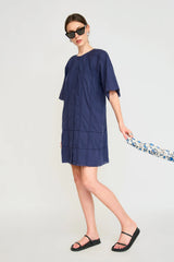 Wales Short Dress | Blueberry