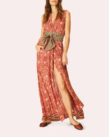 Nico S/L Maxi W/ Sash | Water Lily Terracotta