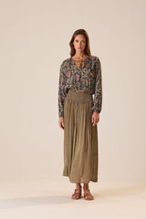 Bella Skirt | Martini Olive