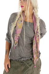 Magnolia Pearl Nova 3/4 length t-shirt sleeve in charcoal Ozzy color