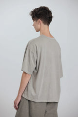 Organic Cotton Wide S/S Tee | Grey