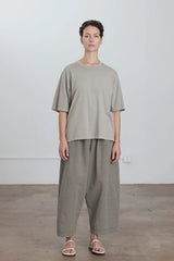 Organic Cotton Wide S/S Tee | Grey