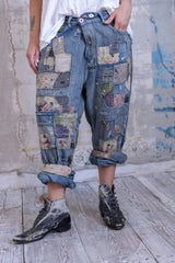 Patchwork Crossroads Denims | Washed Indigo