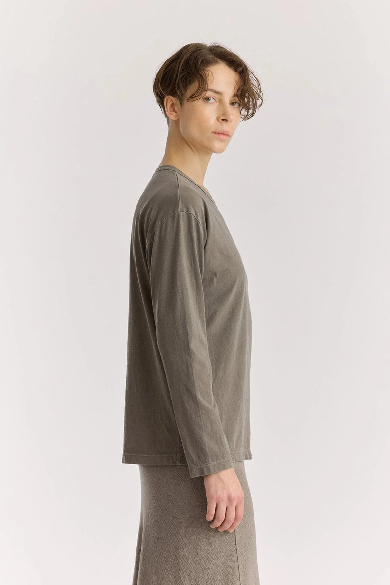 L/S Tee | Dark Stone