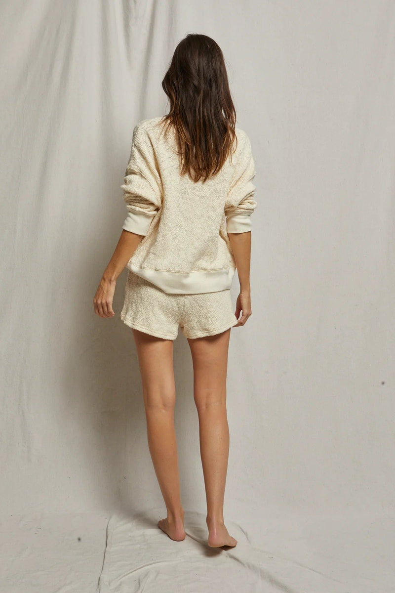 Roxanne Sweater Shorts | Natural