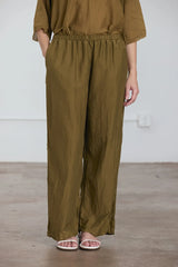 Straight Pants | Dark Olive