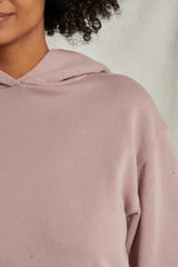 Heart Hoodie | Mauve