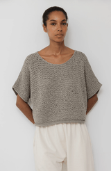 Handknit Tee | Shale