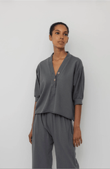 Short Sleeve Sweatshirt | Stone