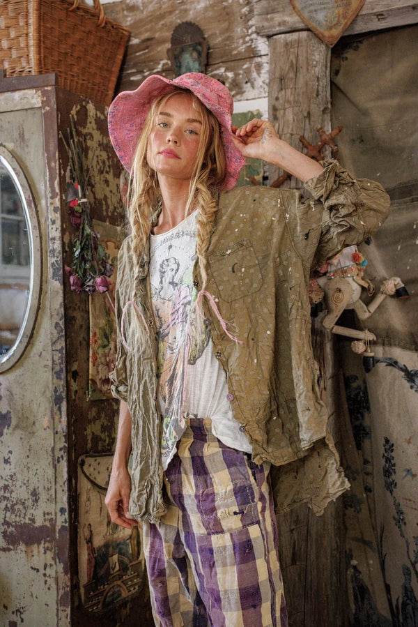 Printed Adison Workshirt | Ember Glow