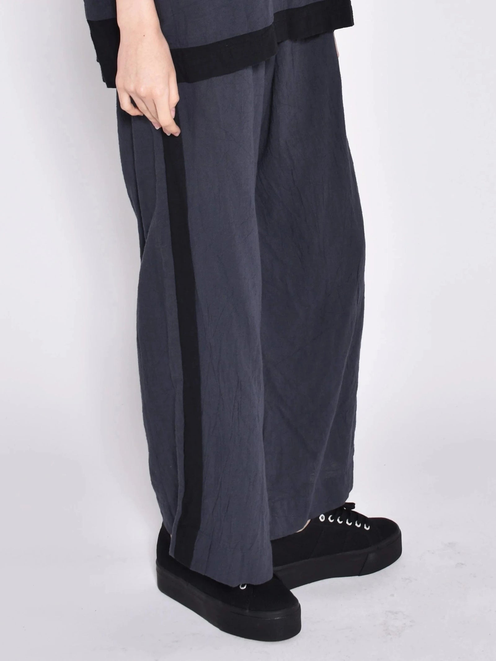 Track Pant PolySmooth Black×CharcoalGray Track Pant | Charcoal – biography