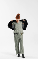 Classic 5 Pocket Trouser | Salvia Cold Dye