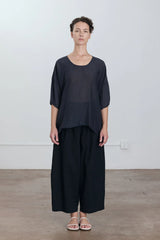 Oversized Top | Faded Black