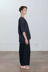 Oversized Top | Faded Black