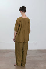 Straight Pants | Dark Olive