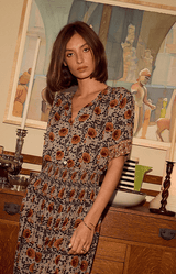 Violet Top | Vintage Flowers