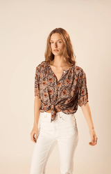 Violet Top | Vintage Flowers