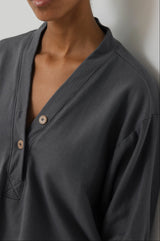 Short Sleeve Sweatshirt | Stone
