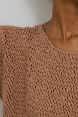 Handknit Tee | Clay