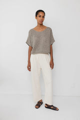Handknit Tee | Shale