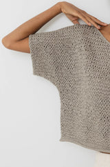 Handknit Tee | Shale