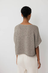 Handknit Tee | Shale