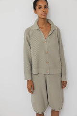 Textured Cardigan | Khaki