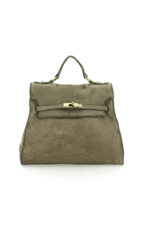 Ginevra Shoulder Bag | Cement