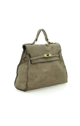 Ginevra Shoulder Bag | Cement