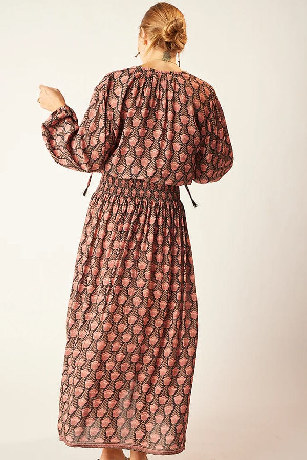 Bella Skirt | Tulip Print Kamari Black