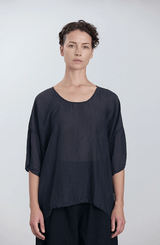 Oversized Top | Faded Black