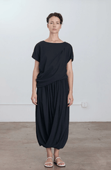 Greek Column Skirt | Sumi Black