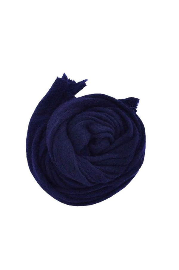 Baby Wool Scarf | Blue Black