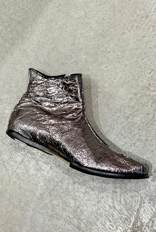 Domain Boot | Distressed Chrome