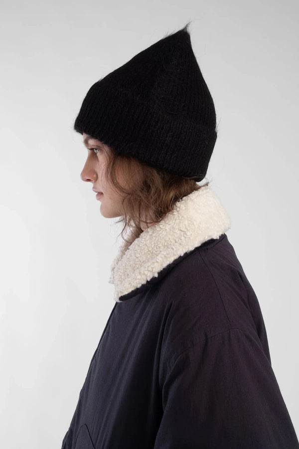 Brushed Rib Hat | Black