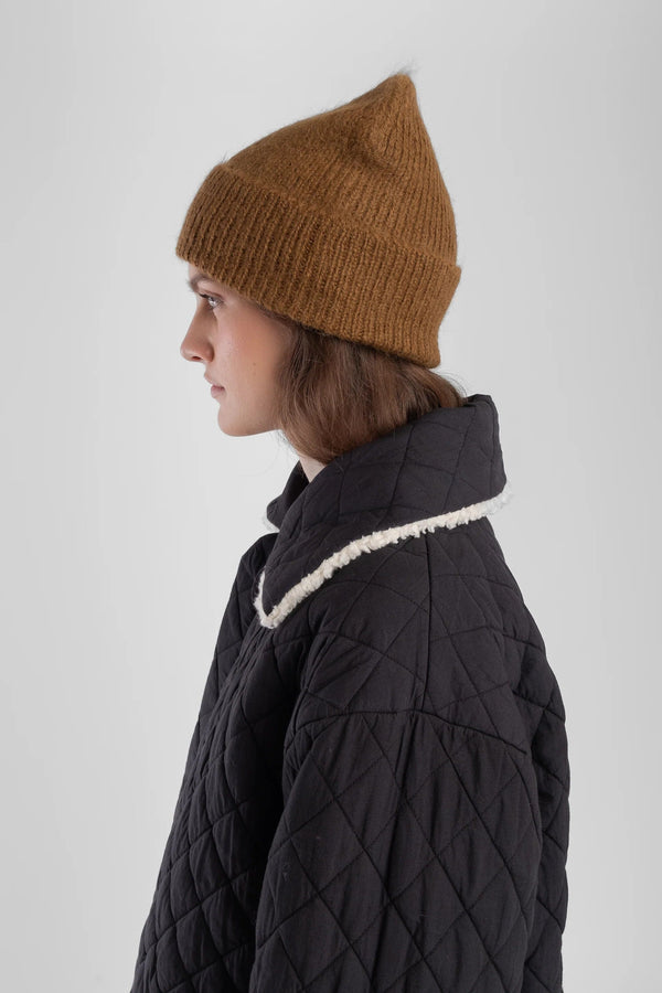 Brushed Rib Hat | Golden