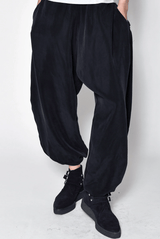 Cupro Balloon Pant | Black