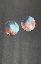 Disc Earring | Iridescent