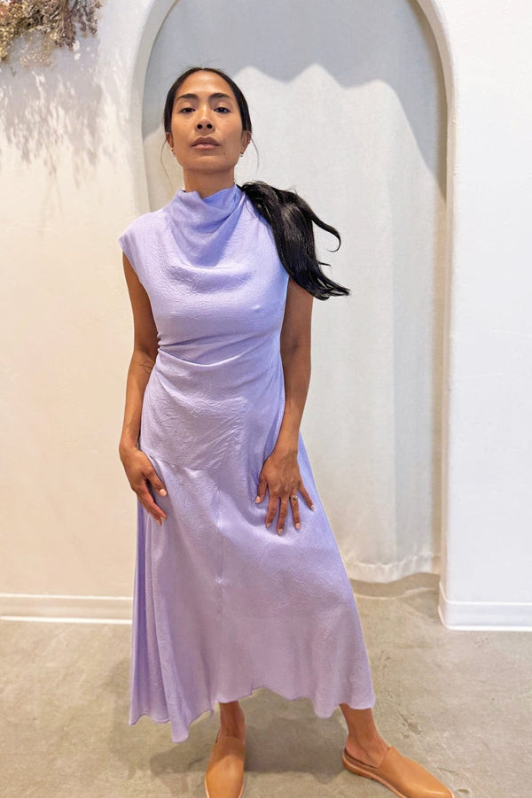 Twisted Dress | Pale Iris