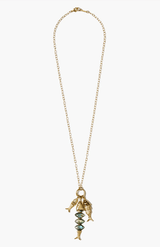 Orris Charm Necklace | Labradorite