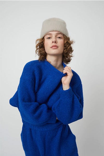 Alpaca Brushed Beanie | Cloud