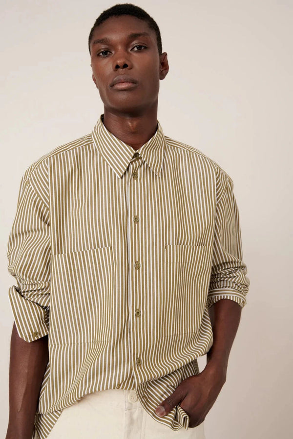 Henry Shirt | Treetop Stripe