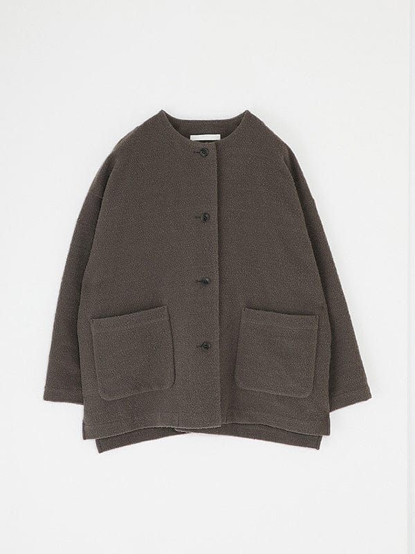 Wool Boucle Jacket | Moss Gray