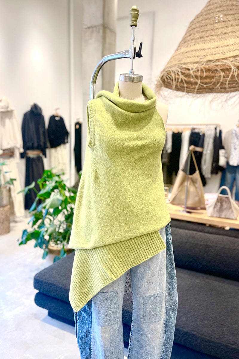 Yak Wrap Vest | Lime Green