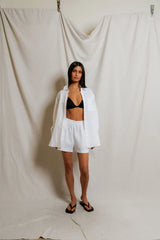 Lorelai Linen Shirt | White