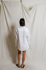 Lorelai Linen Shirt | White
