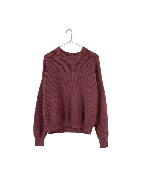 Pull-On Sweater | Mahogany