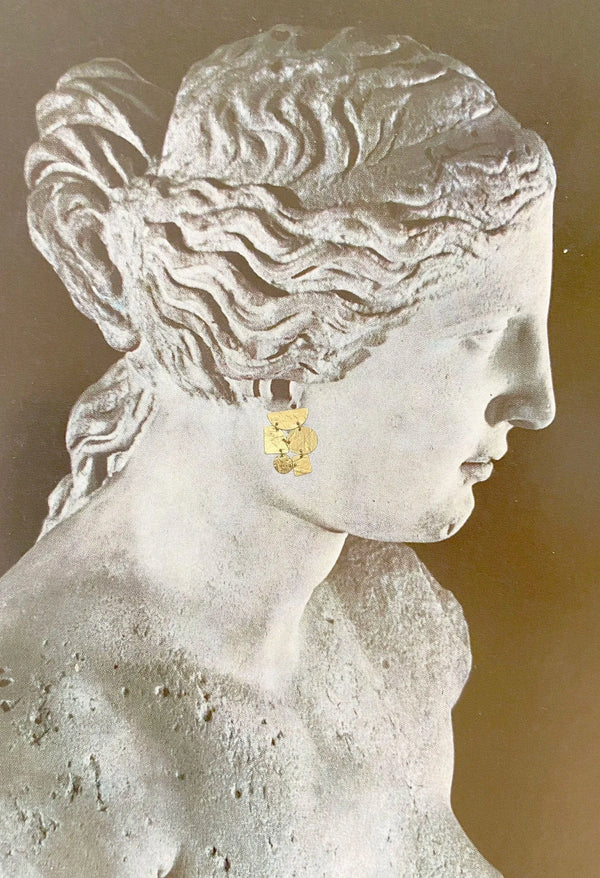 Mosaci Mini Earring | Gold Vermeil