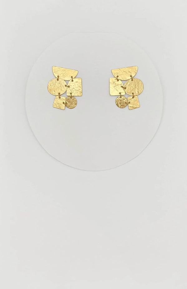 Mosaci Mini Earring | Gold Vermeil