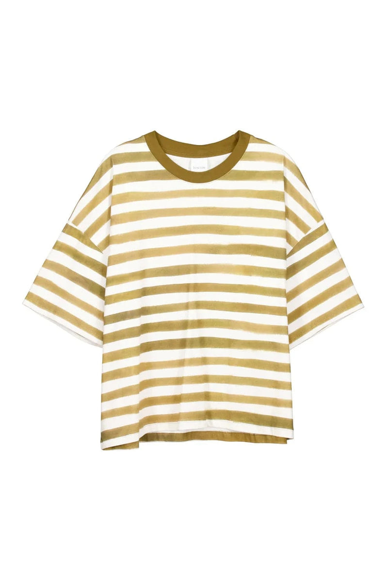Oversized Boxy Tee | Brush Stroke